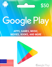 Cartão Google Play, $50 Reais, Pré-pago : : Games e