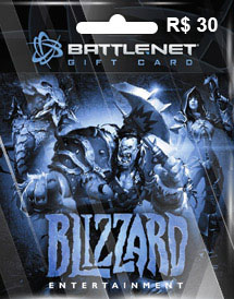 Gift Card Blizzard  Créditos para Jogos Blizzard - Xbr