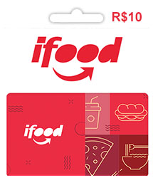 Comprar R$ 10 Reais Ifood Gift Card (BR) Saldo Carteira