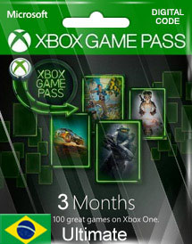 Cartão Presente Gift Card Digital Xbox Game Pass Console